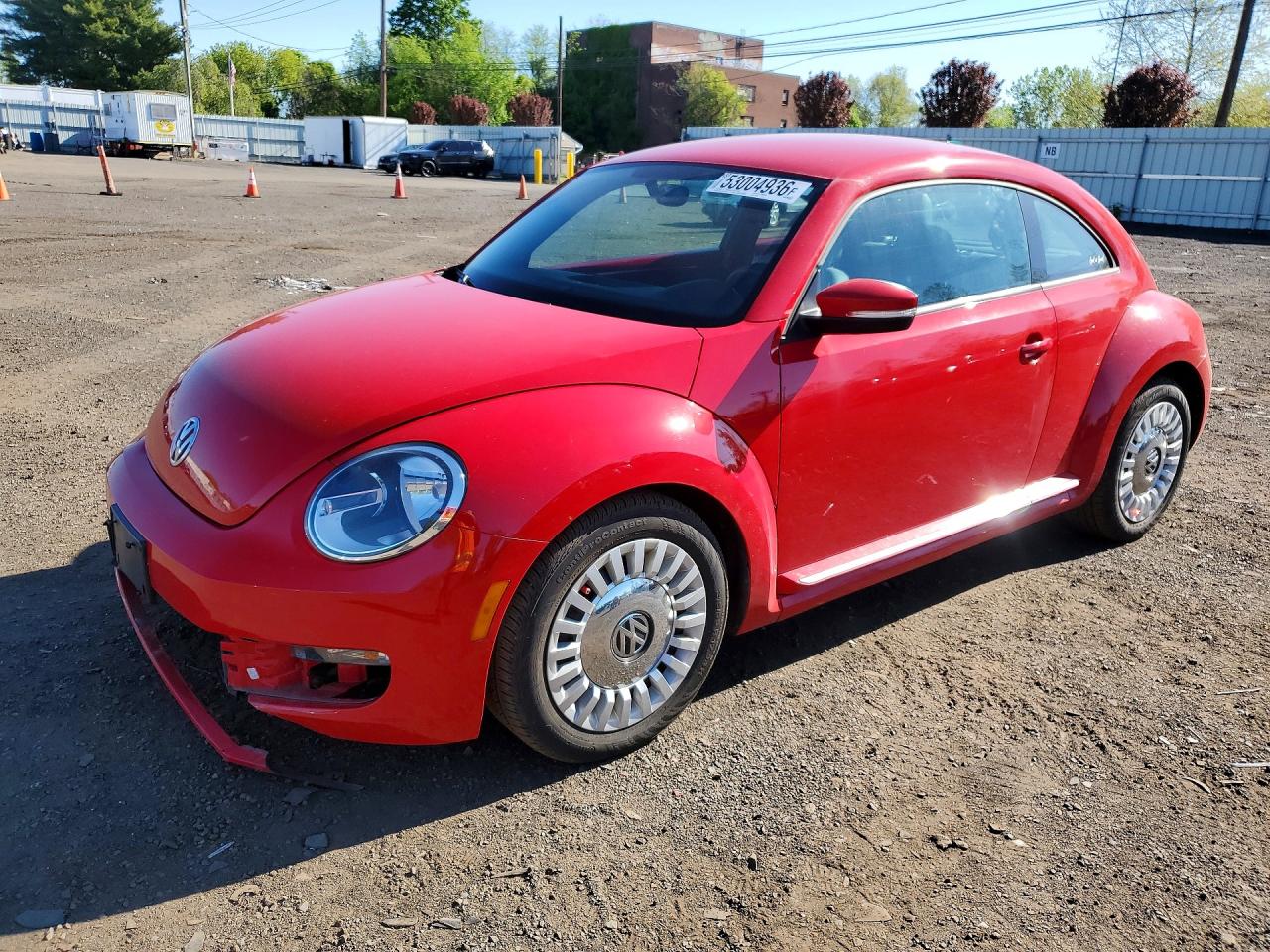 2014 Volkswagen Beetle VIN 3VWJP7AT8EM615463 photo 1