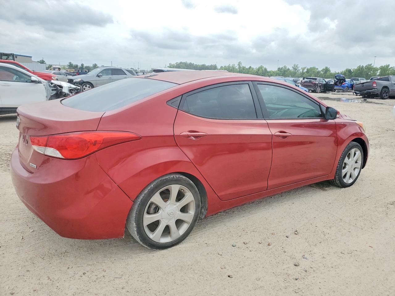 2012 HYUN Elantra VIN KMHDH4AEXCU462506 photo 3
