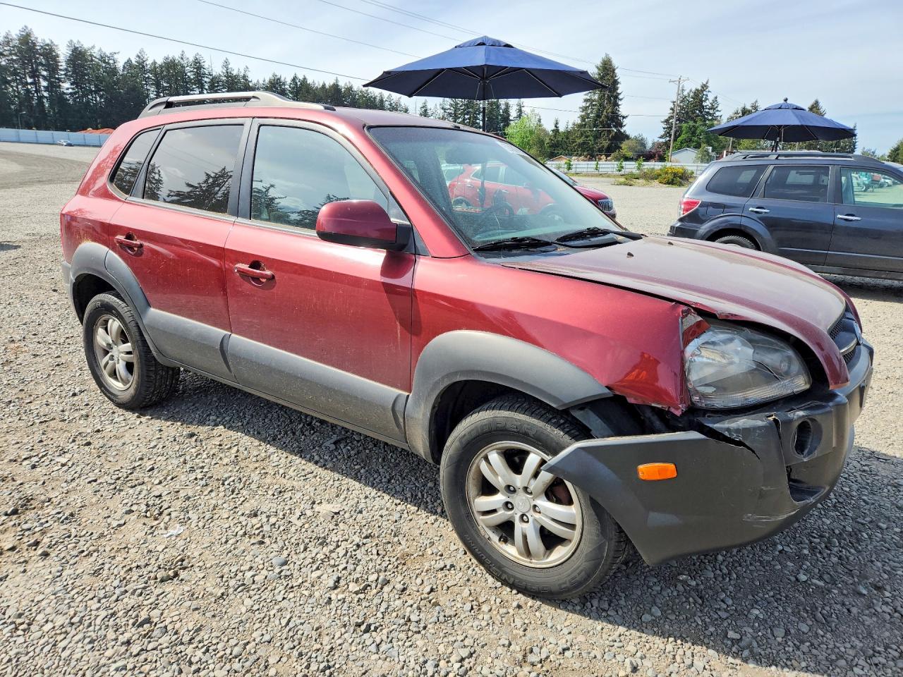 2008 Hyundai Tucson VIN KM8JN72D88U768808 photo 4