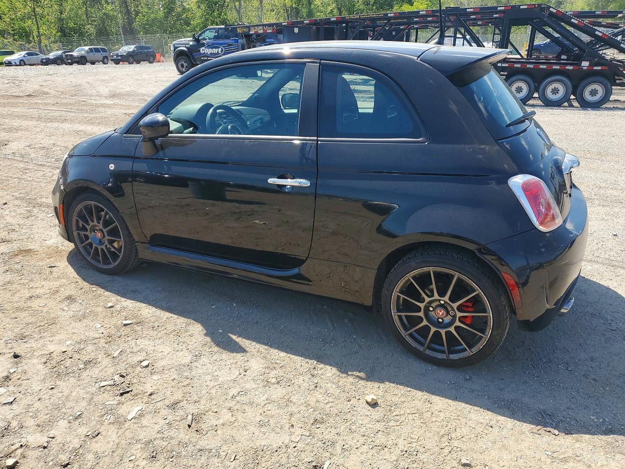 2015 Fiat 500 VIN 3C3CFFFH1FT501183 photo 2