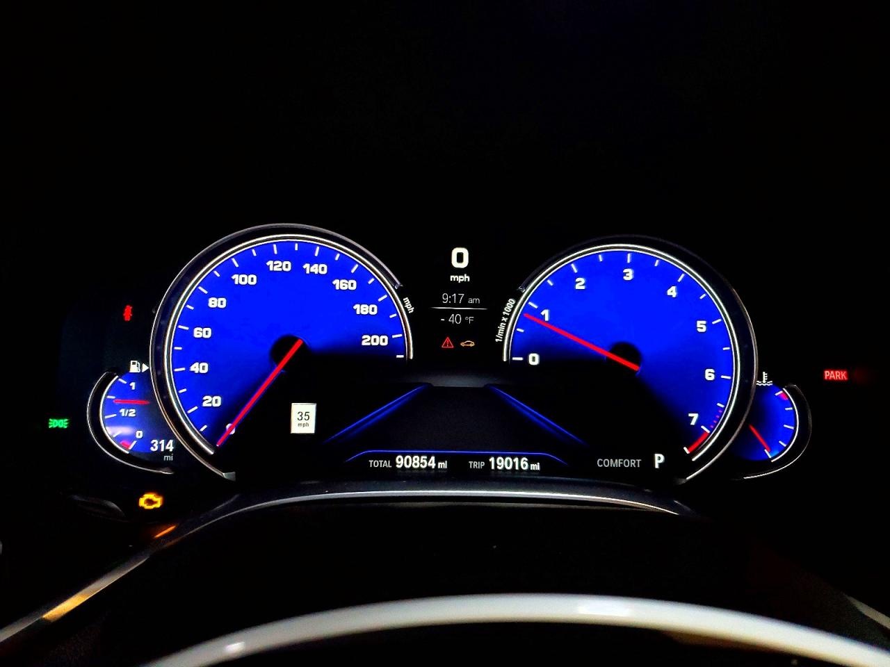 2019 BMW 7 series VIN WBA7E4C56KGV28731 photo 9