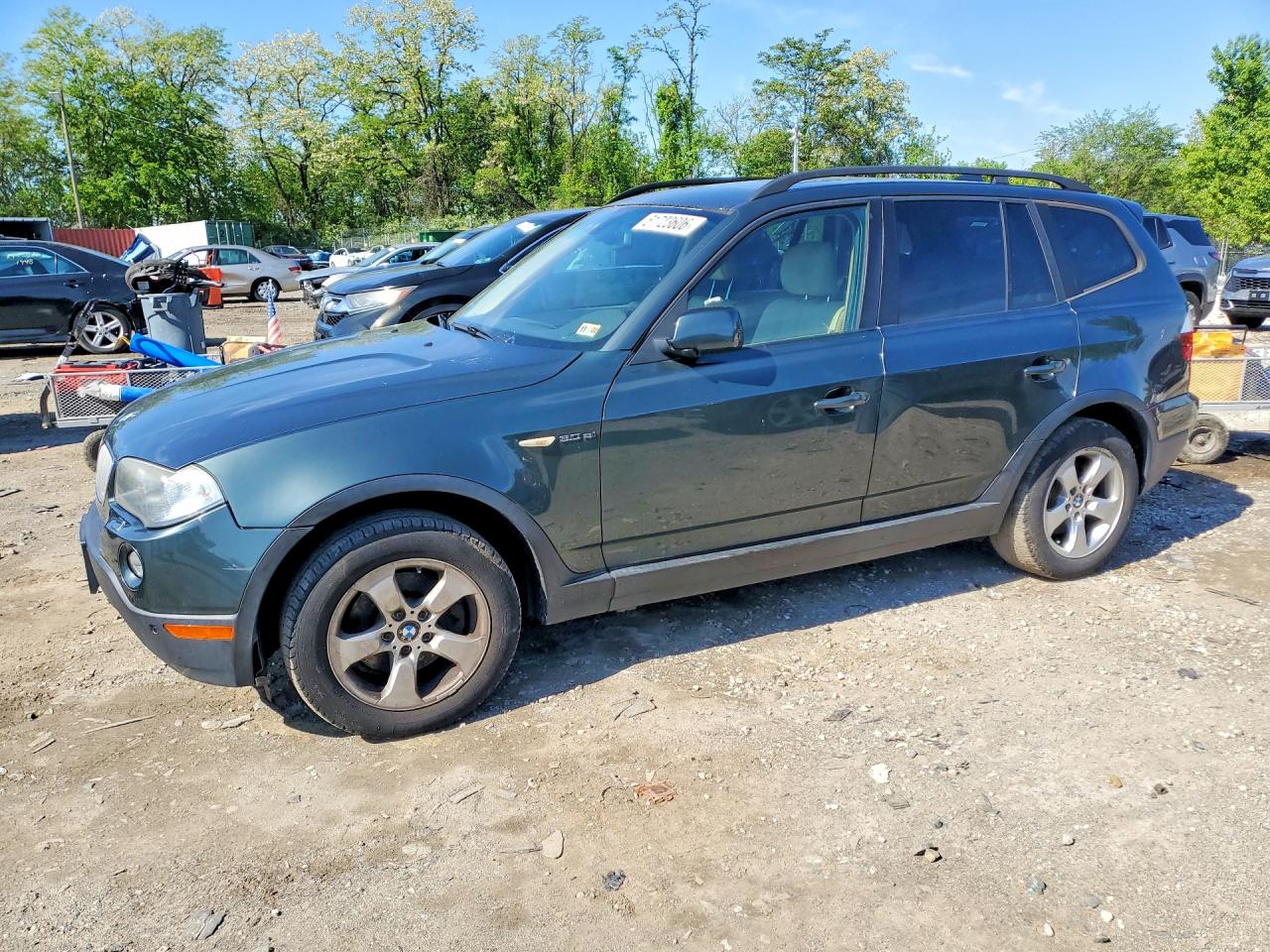 2007 BMW X3 VIN WBXPC93427WF01476 photo 1