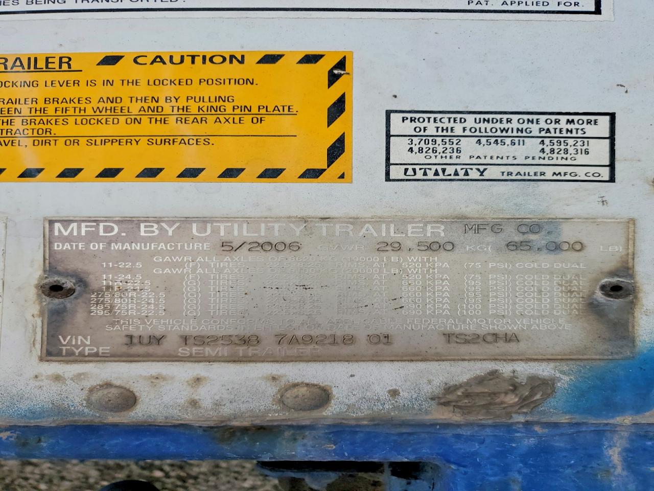 2007 UTILITY Dry freigh VIN 1UYTS25387A921801 photo 10