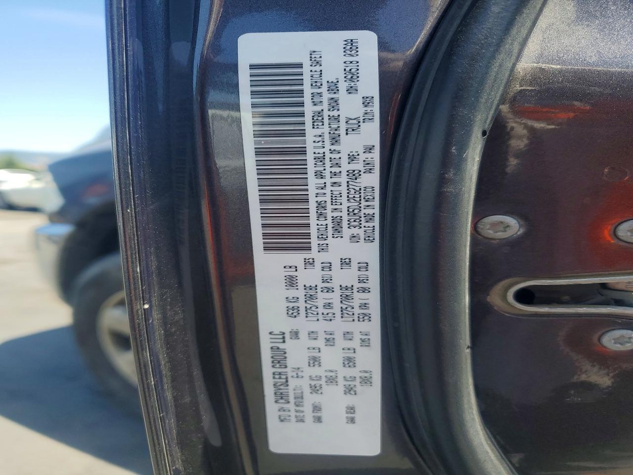 2014 RAM 2500 VIN 3C6UR5DJ2EG277489 photo 12