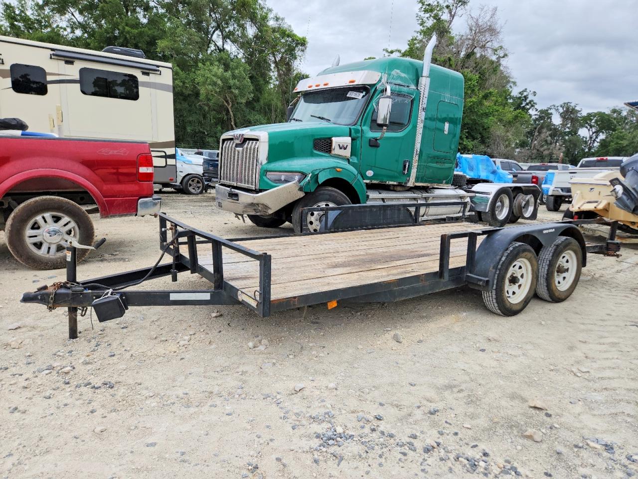 2021 TRIPLE CROWN ATV7X16 UTILITY TRAILER VIN 1XNBE1624M1125616 photo 2