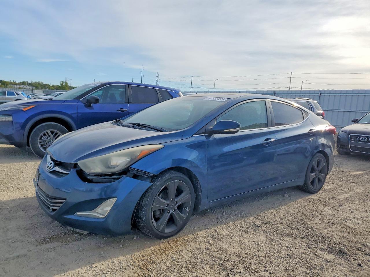 2014 Hyundai Elantra VIN KMHDH4AH6EU120564 photo 1