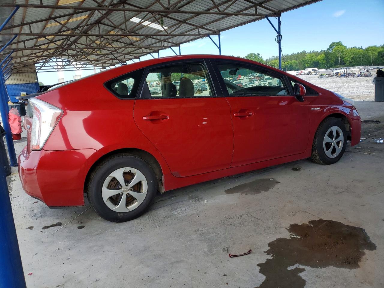 2014 Toyota Prius VIN JTDKN3DU9E0362487 photo 3