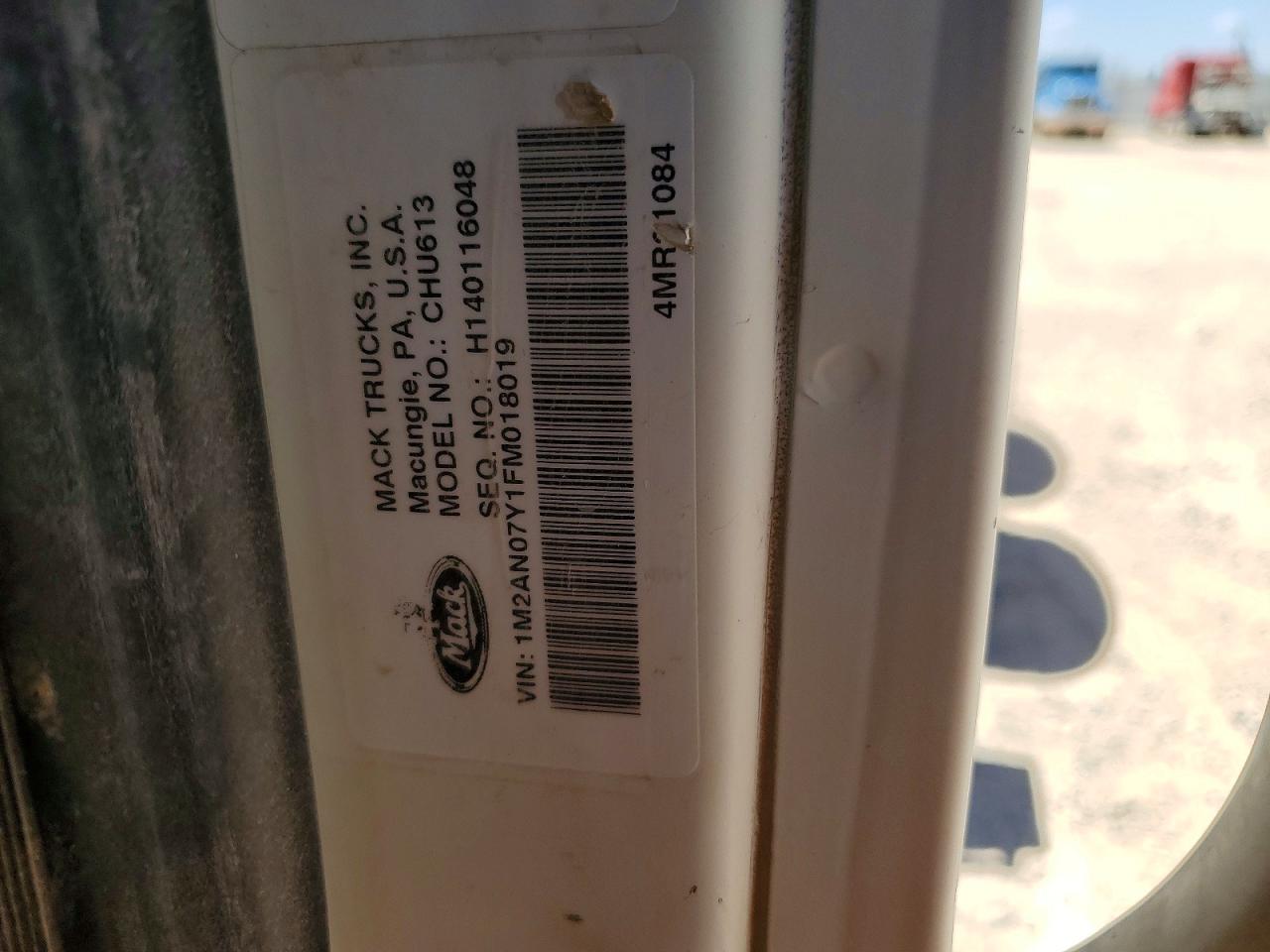 2015 MACK All other VIN 1M2AN07Y1FM018019 photo 10