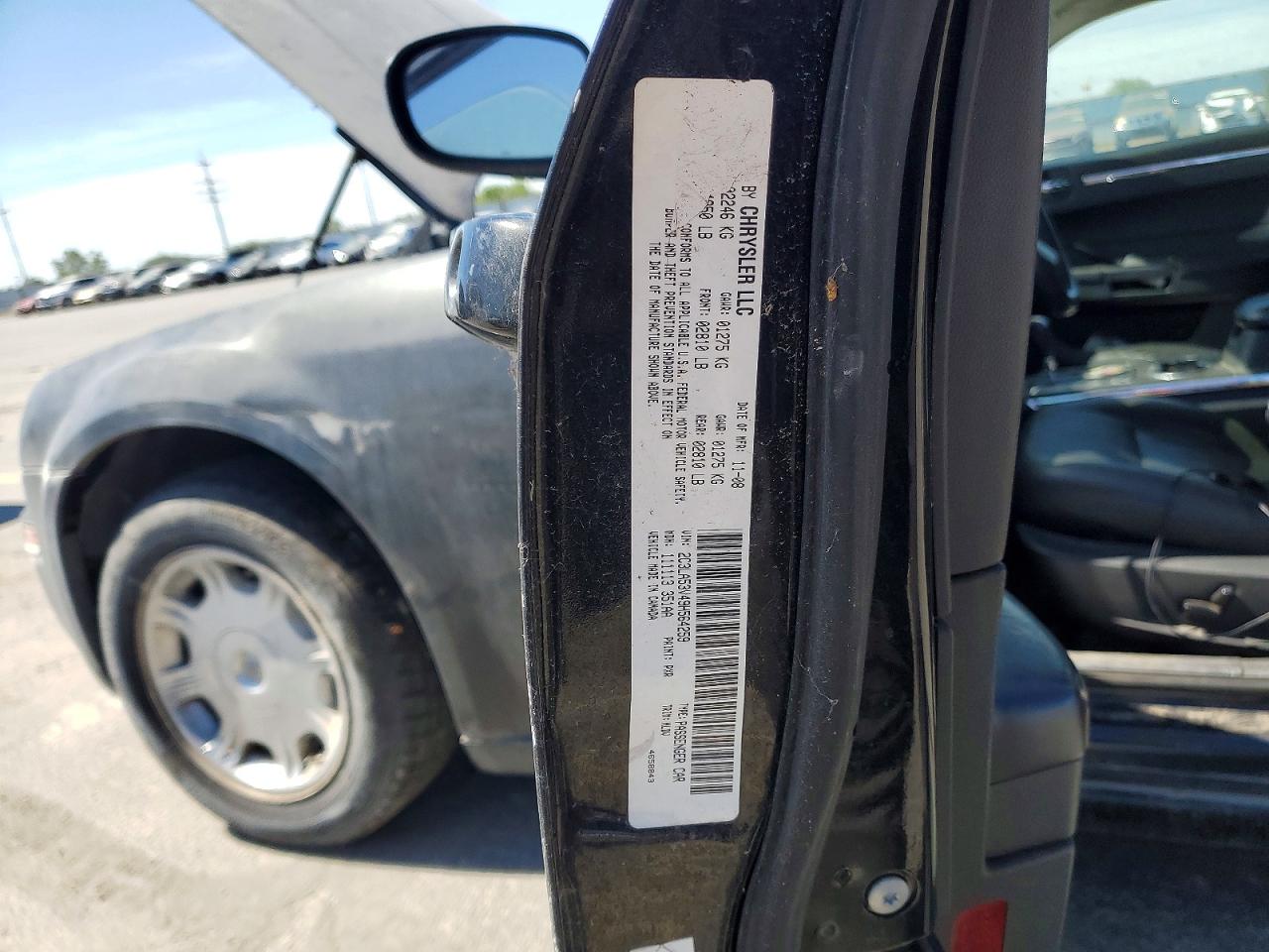 2009 Chrysler 300 VIN 2C3LA53V49H564259 photo 12