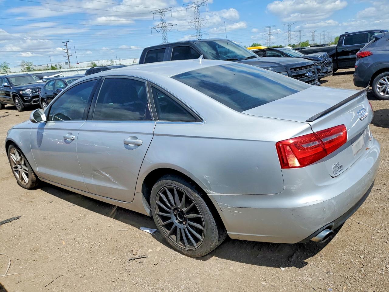 2013 AUDI A6 VIN WAUFGCFC6DN127608 photo 2