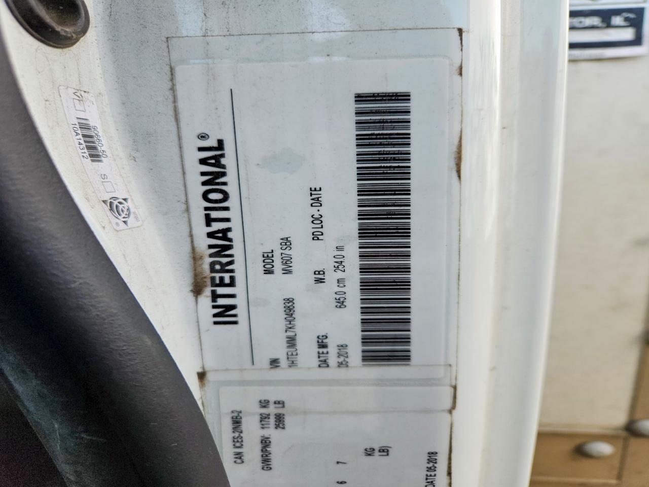 2019 International All other VIN 1HTEUMML7KH049838 photo 10