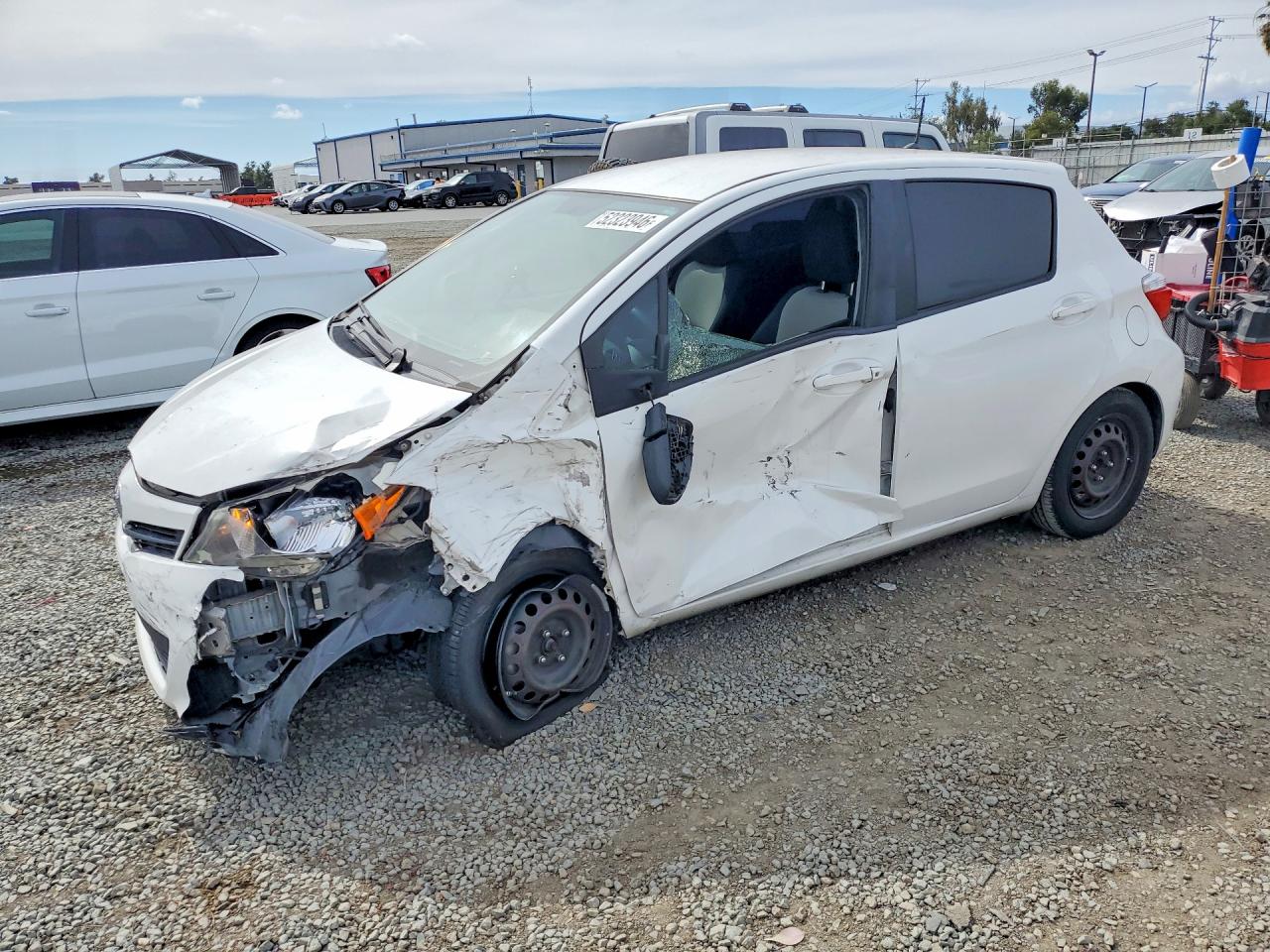 2014 Toyota Yaris VIN JTDKTUD36ED580964 photo 1