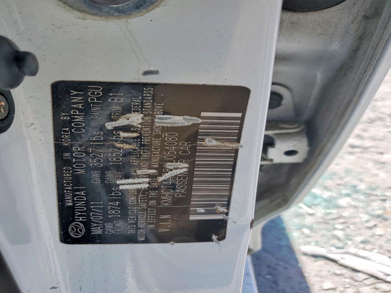 2012 Hyundai Accent VIN KMHCT4AE8CU054080 photo 12