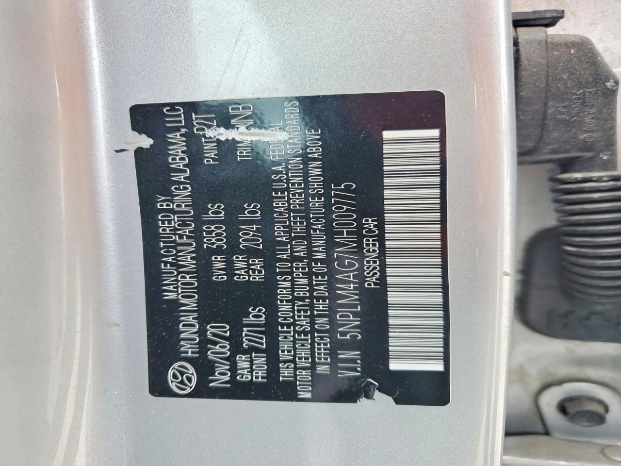 2021 Hyundai Elantra VIN 5NPLM4AG7MH009775 photo 12