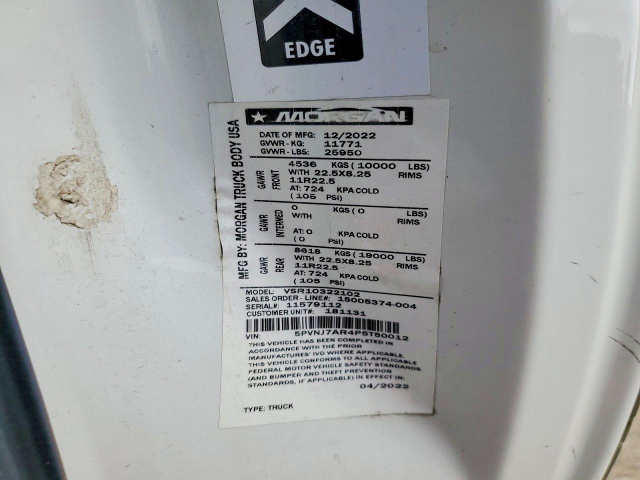 2023 HINO All other VIN 5PVNJ7AR4P5T50012 photo 10
