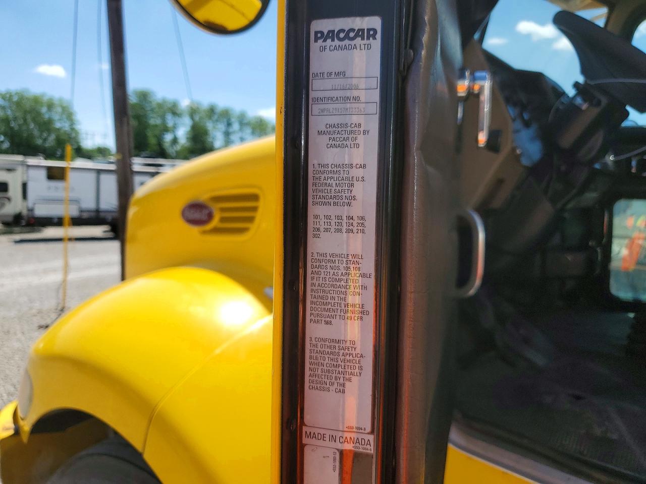 2007 PETERBILT All other VIN 2NPRLZ9X57M733363 photo 10