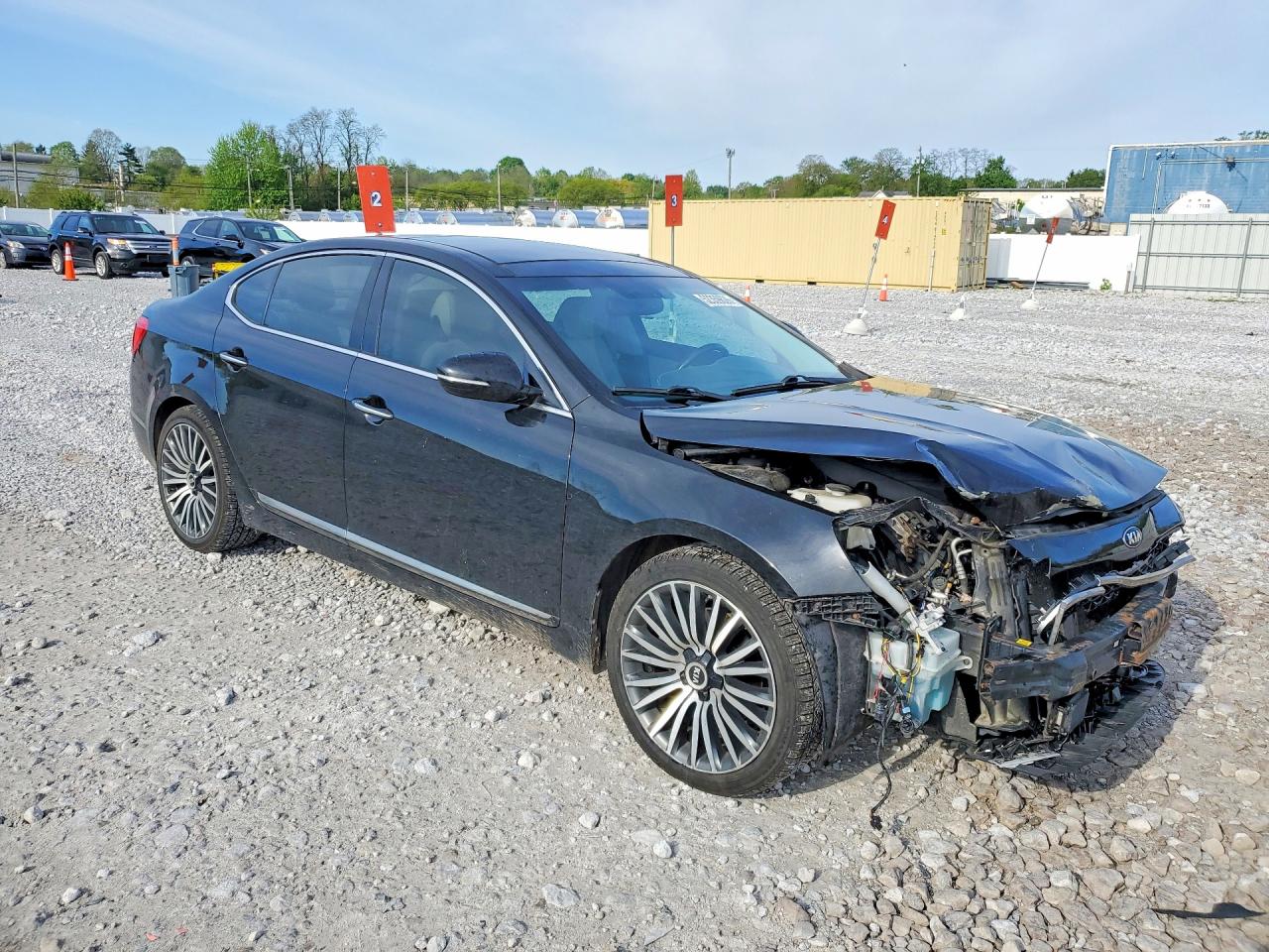2014 Kia Cadenza VIN KNALN4D75E5125077 photo 4