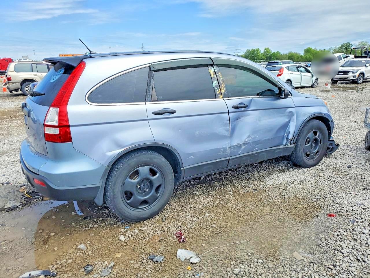 2007 Honda Crv VIN 5J6RE48367L009139 photo 3