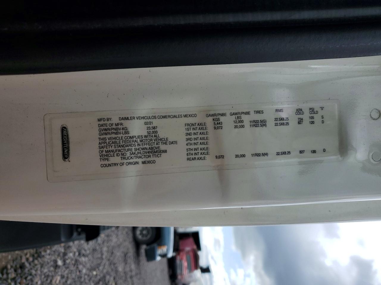 2022 FREIGHTLINER All other VIN 3AKJHLDV4NSMS8368 photo 10