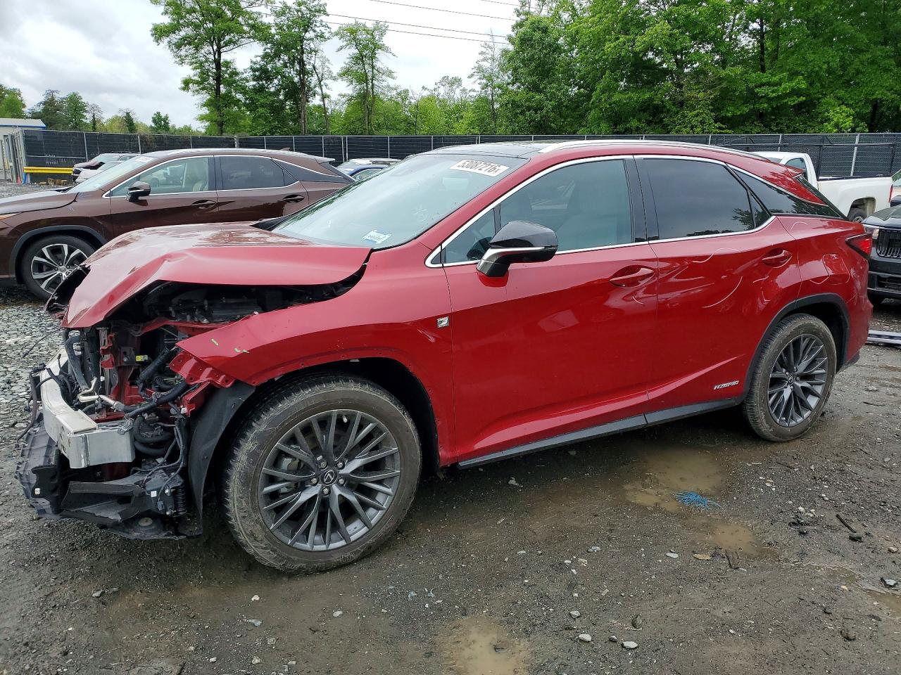 2019 Lexus Rx450 VIN 2T2BGMCAXKC040753 photo 1
