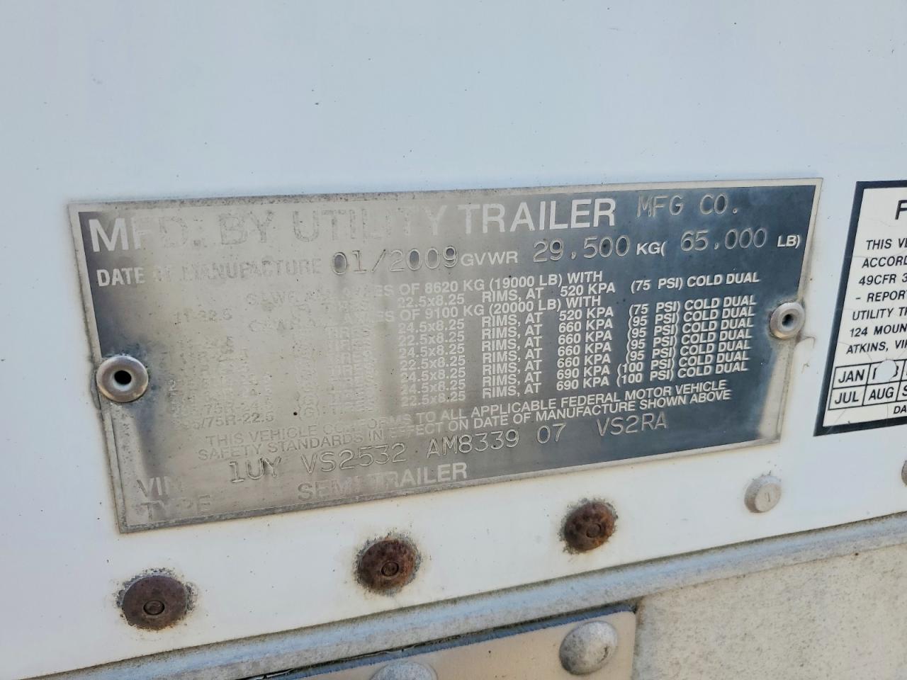 2010 UTILITY Reefer tra VIN 1UYVS2532AM833907 photo 10