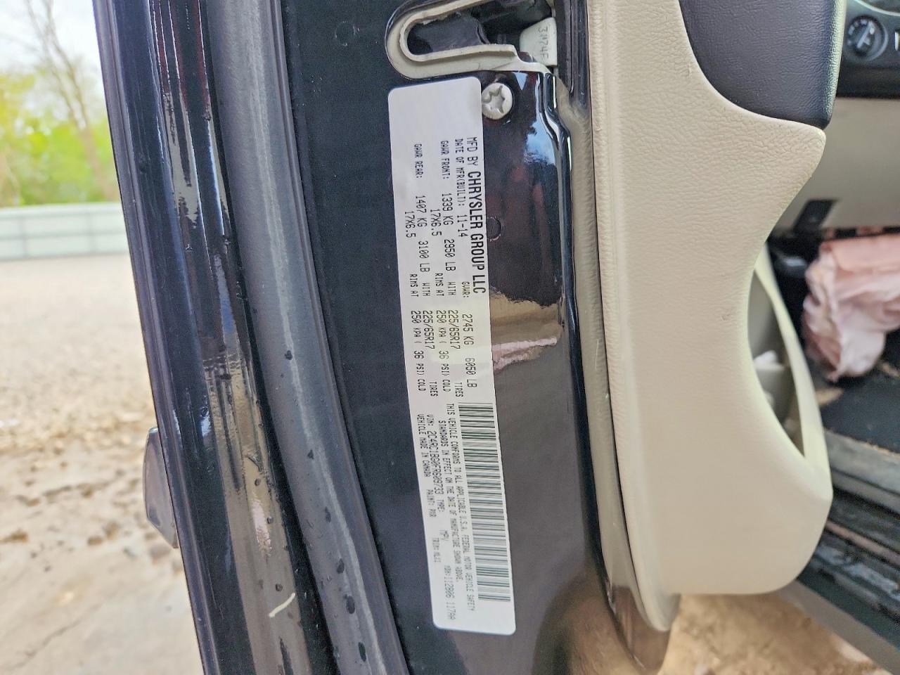 2015 Chrysler Minivan VIN 2C4RC1BG0FR609733 photo 12