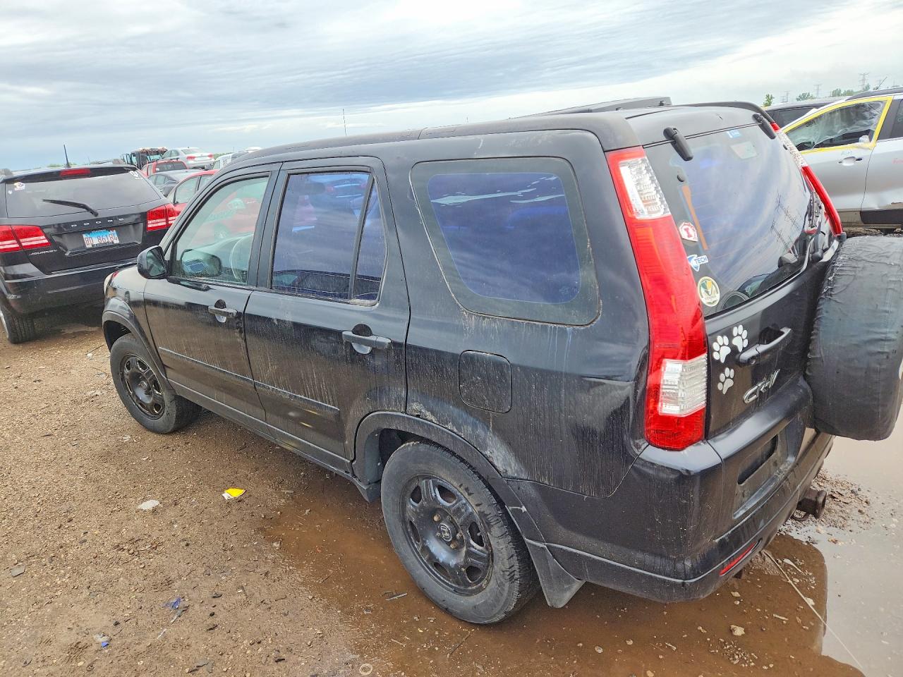 2006 Honda Crv VIN SHSRD68576U406472 photo 2