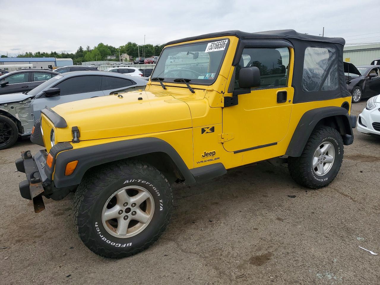 2004 Jeep Wrangler / VIN 1J4FA39S94P708574 photo 1