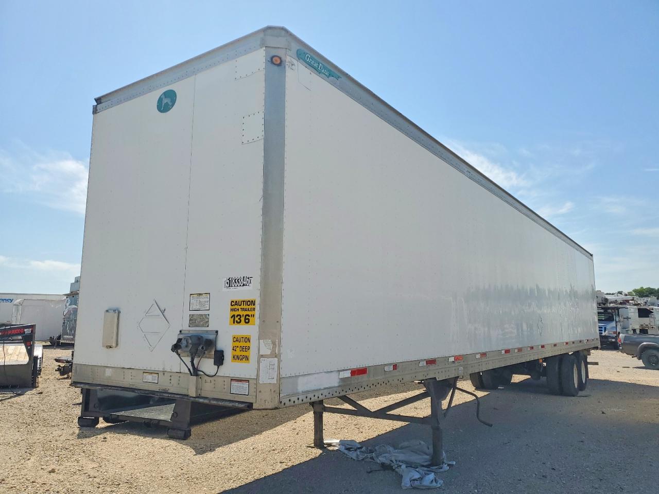 2004 GREAT DANE DRY VAN TRAILER VIN 1GRAA06274K255271 photo 2