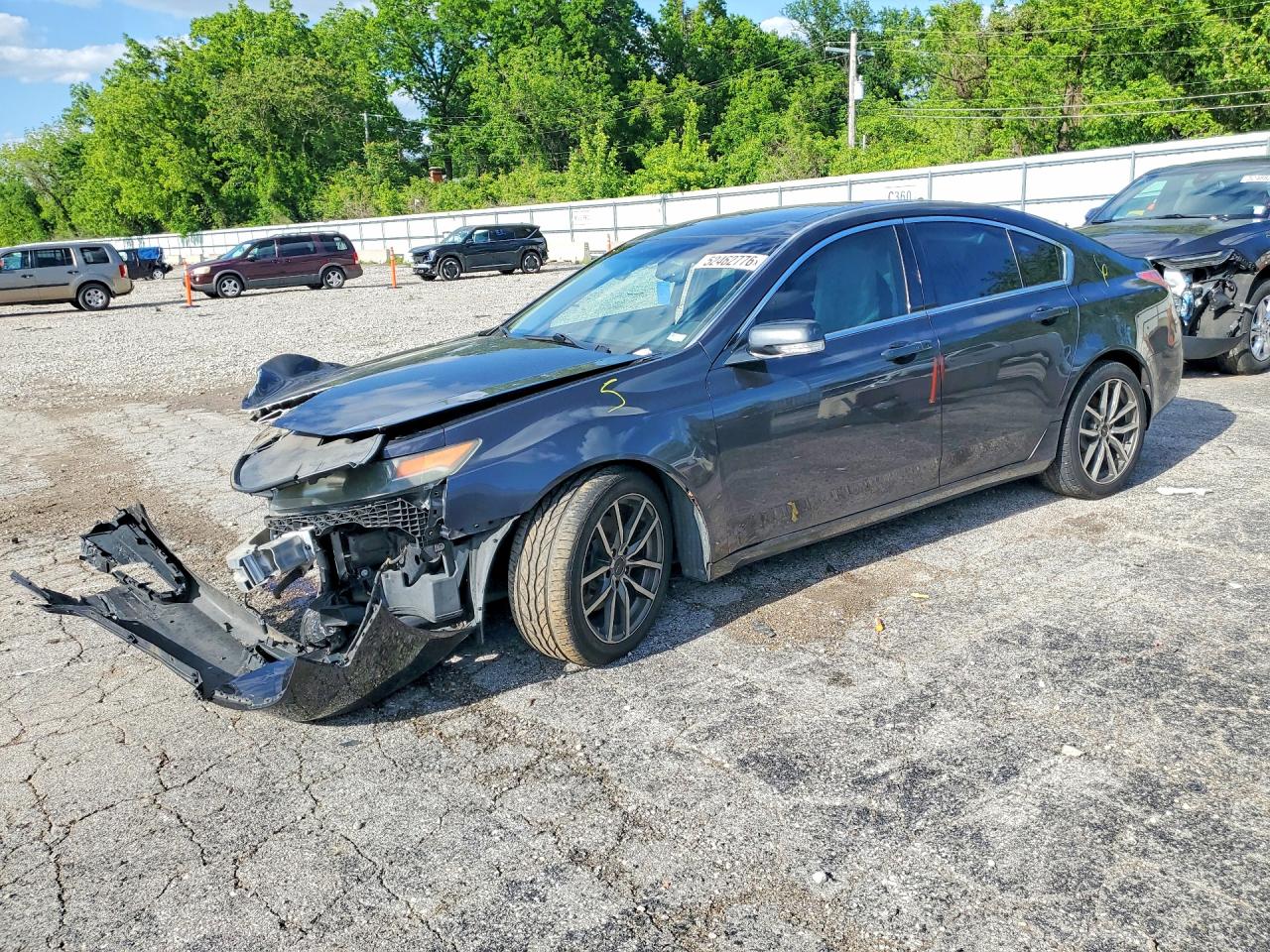 2012 Acura Tl VIN 19UUA9F53CA008700 photo 1