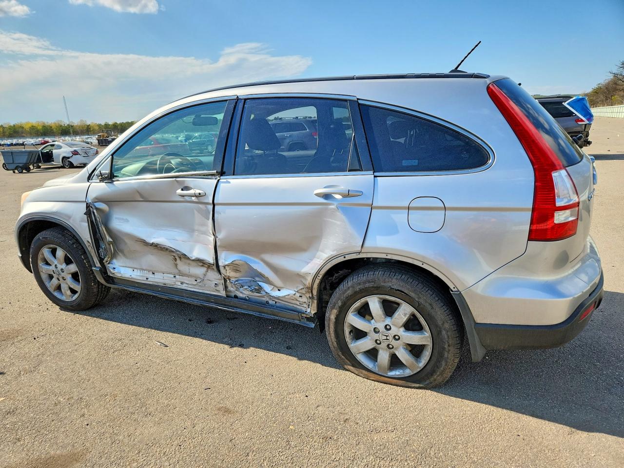 2009 Honda Crv VIN JHLRE48799C015144 photo 2