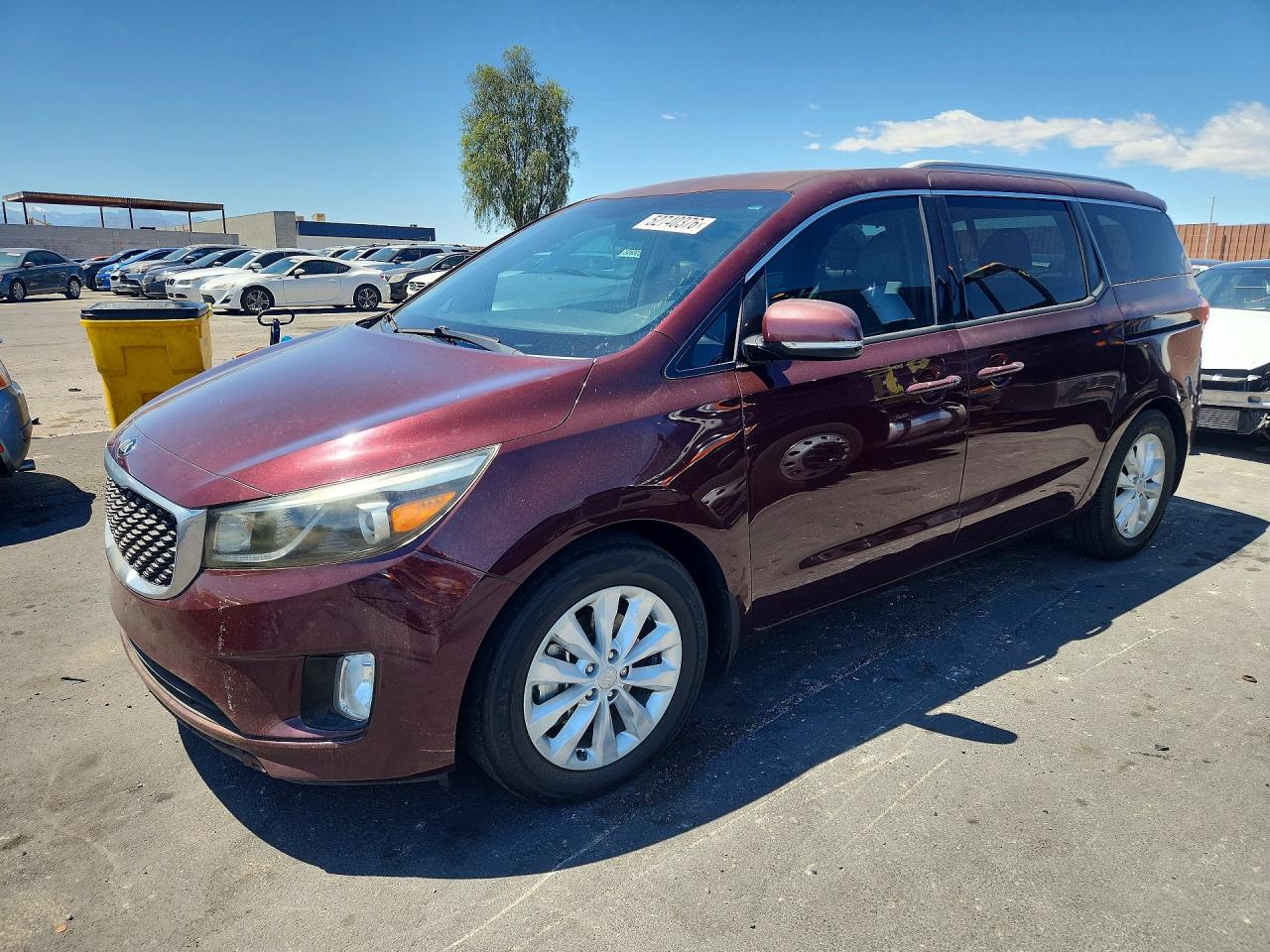 2015 Kia SEDONA VIN KNDMC5C10F6045536 photo 1