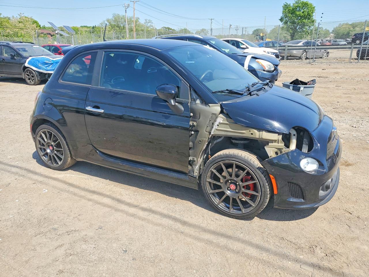 2015 Fiat 500 VIN 3C3CFFFH1FT501183 photo 4