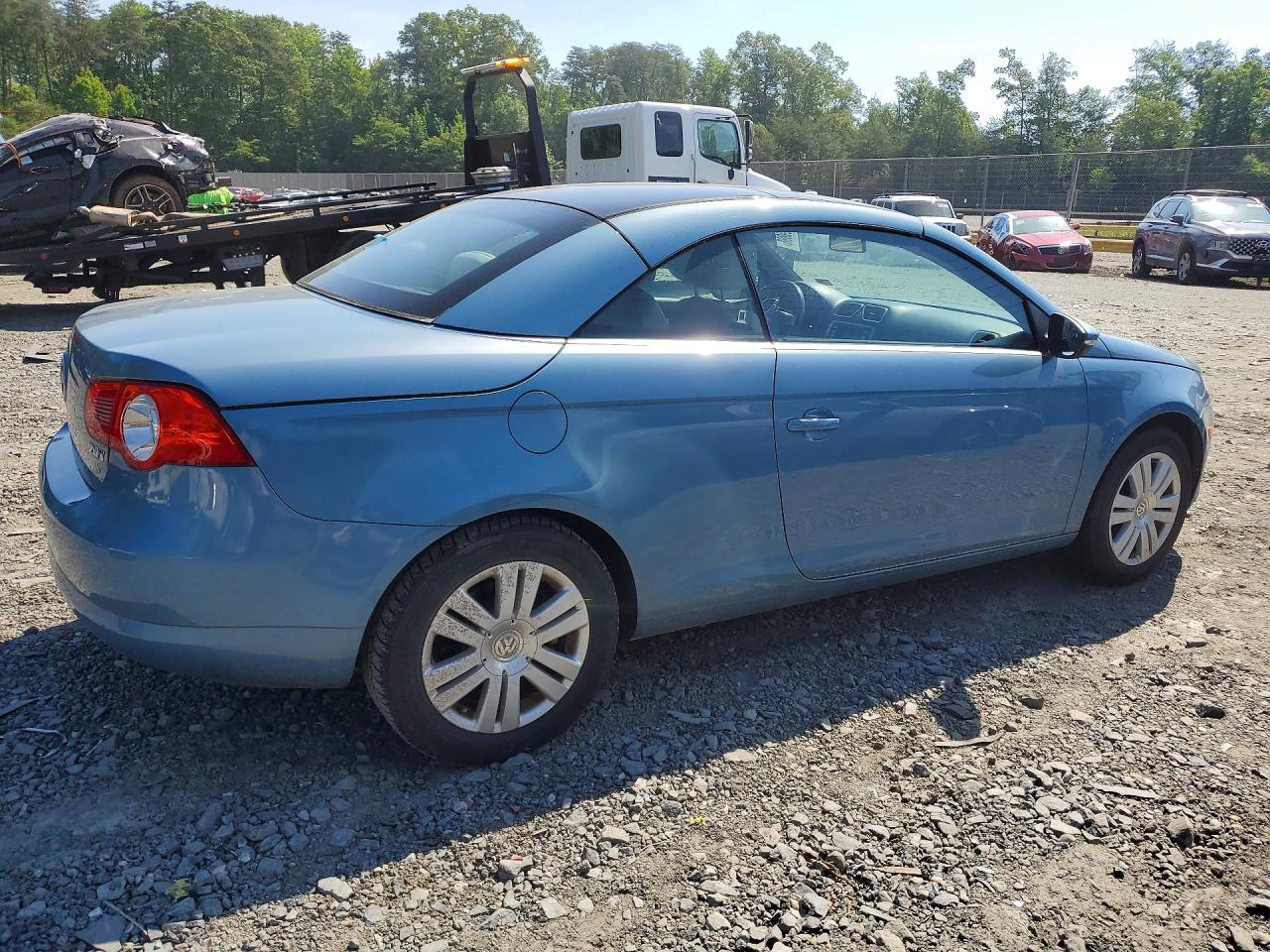 2009 Volkswagen Eos VIN WVWBA71F39V017893 photo 3