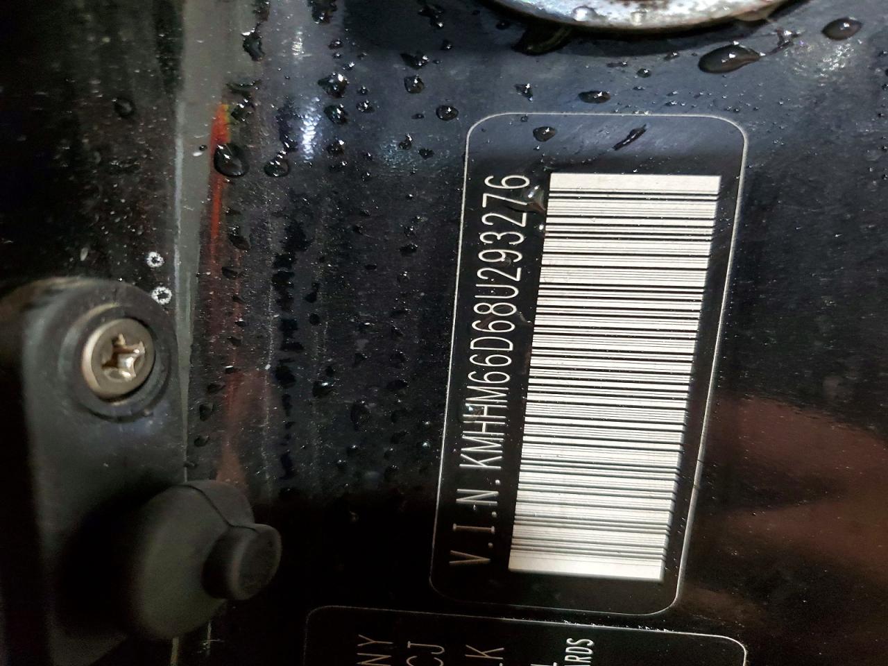 2008 HYUNDAI Tiburon VIN KMHHM66D68U293276 photo 12
