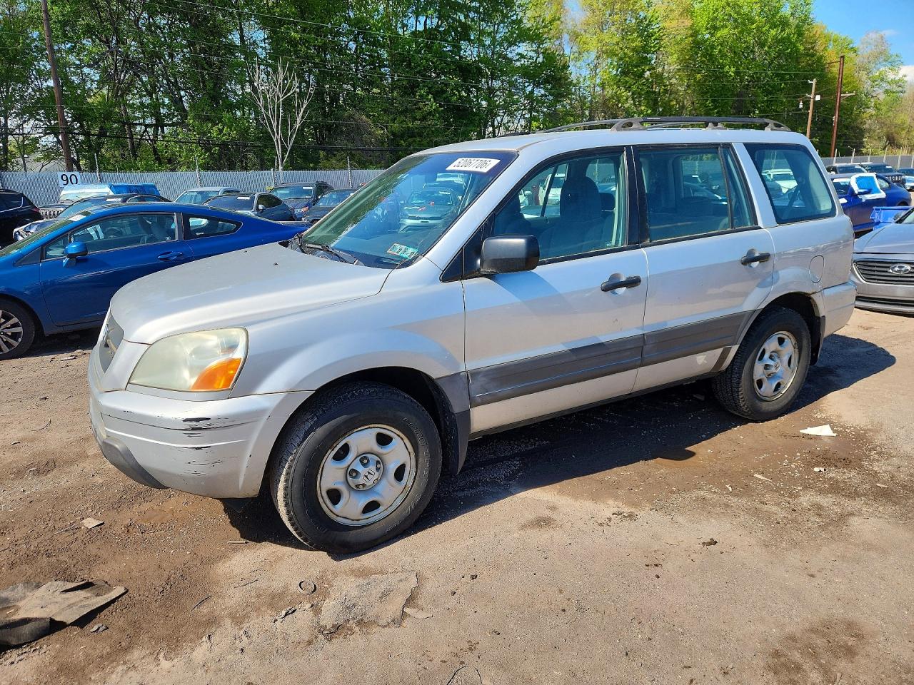 2003 HONDA Pilot VIN 2HKYF18163H610755 photo 1