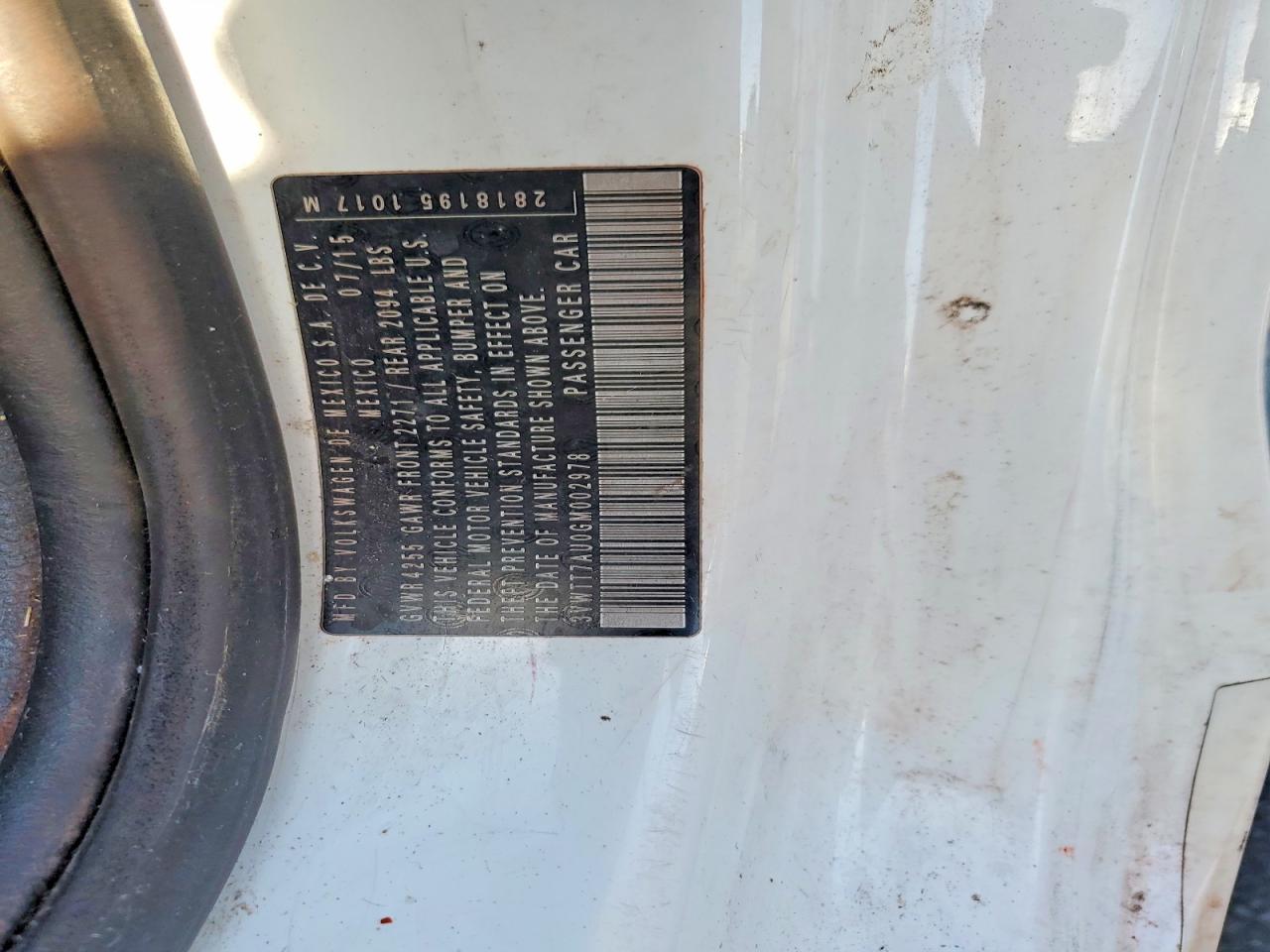 2016 Volkswagen Gti VIN 3VWTT7AU0GM002978 photo 12