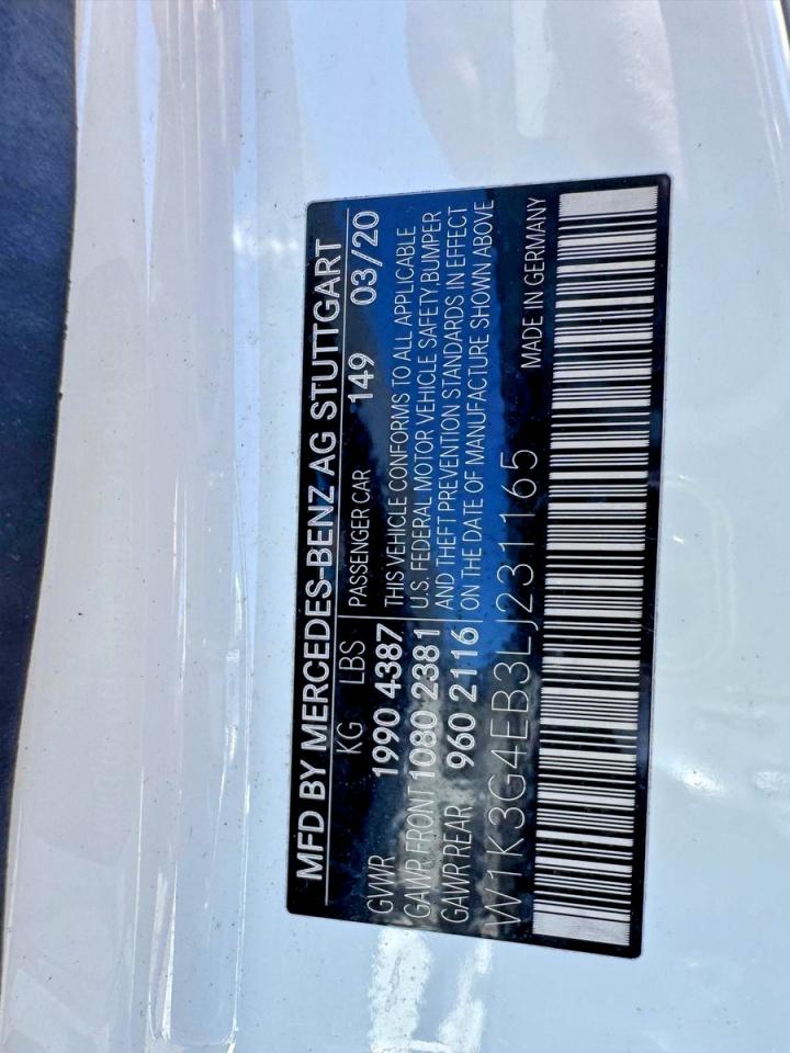 2020 MERCEDES-BENZ A-class VIN W1K3G4EB3LJ231165 photo 10