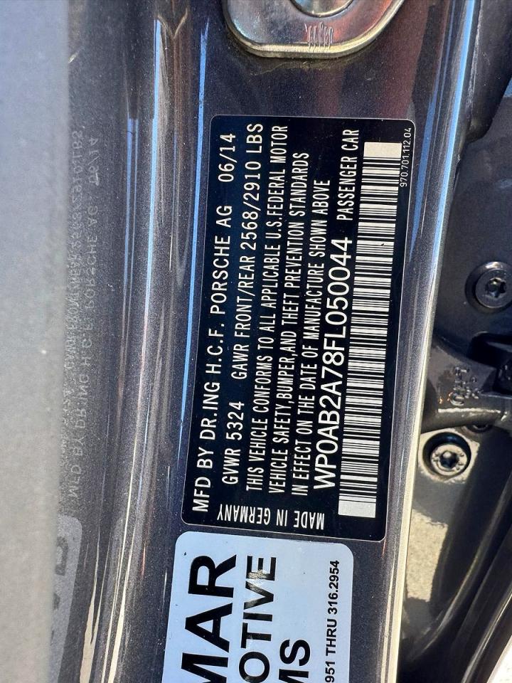 2015 PORSCHE Panamera VIN WP0AB2A78FL050044 photo 10