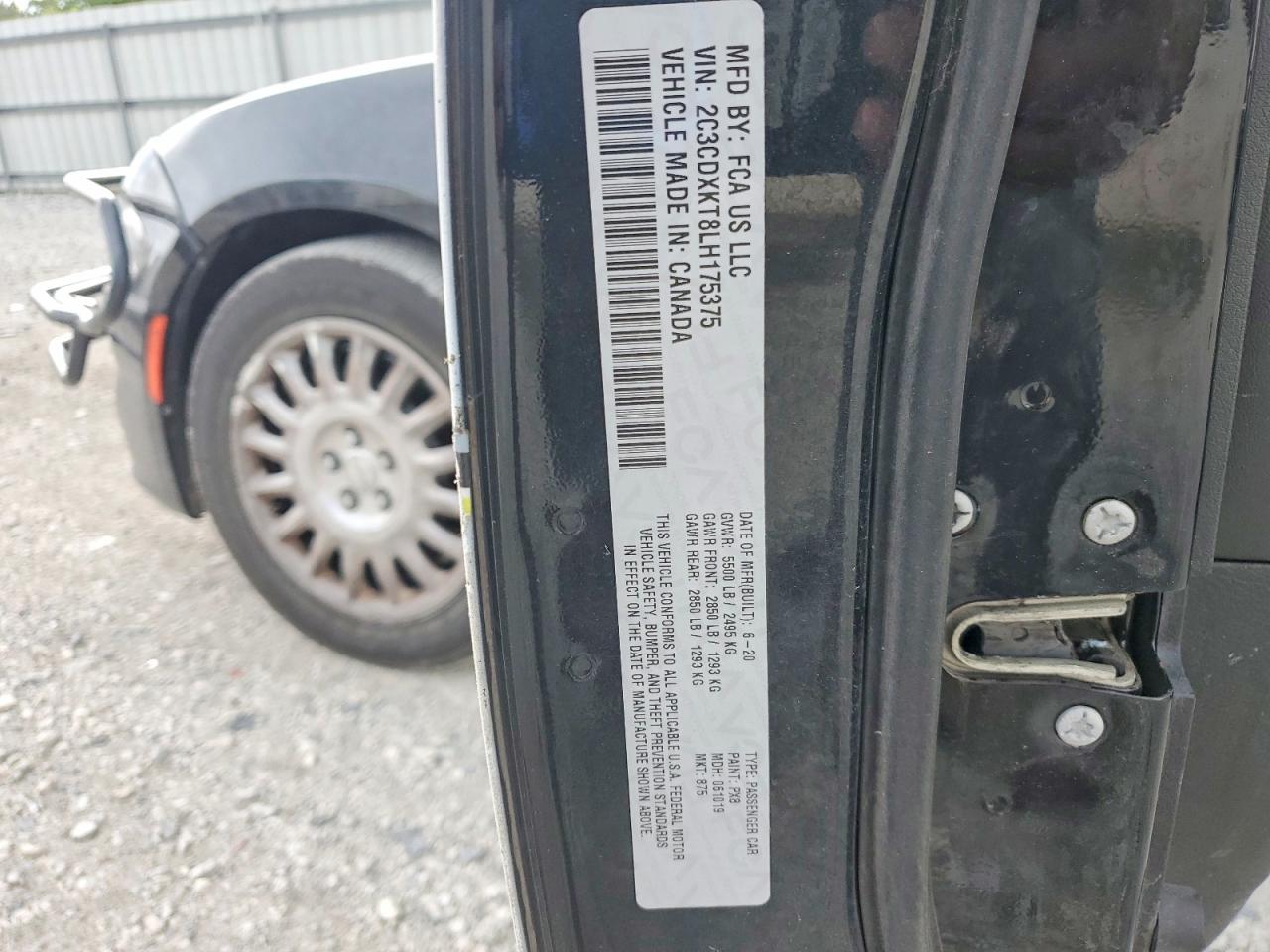 2020 Dodge Charger VIN 2C3CDXKT8LH175375 photo 12