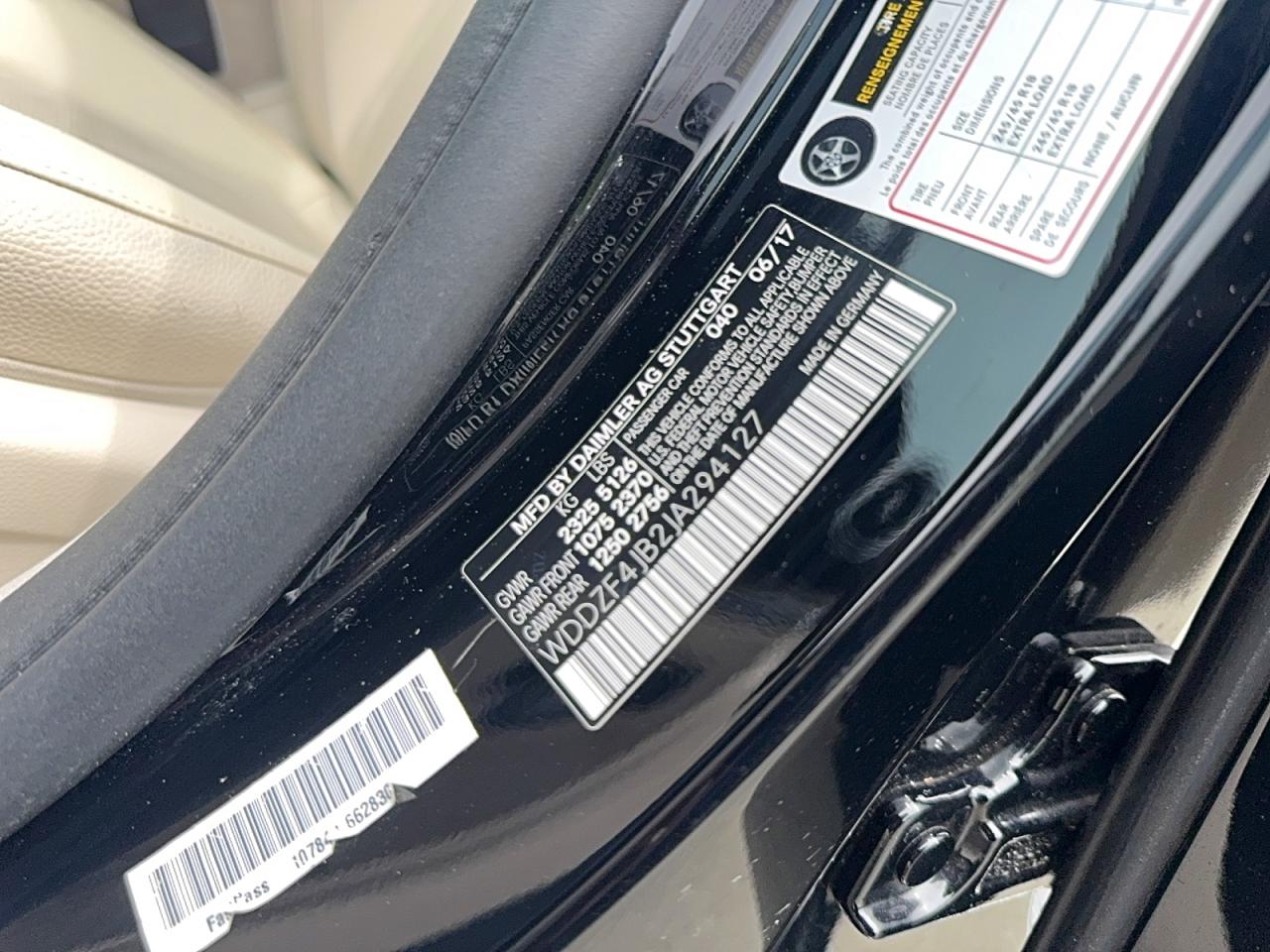 2018 Mercedes-Benz E-class VIN WDDZF4JB2JA294127 photo 10