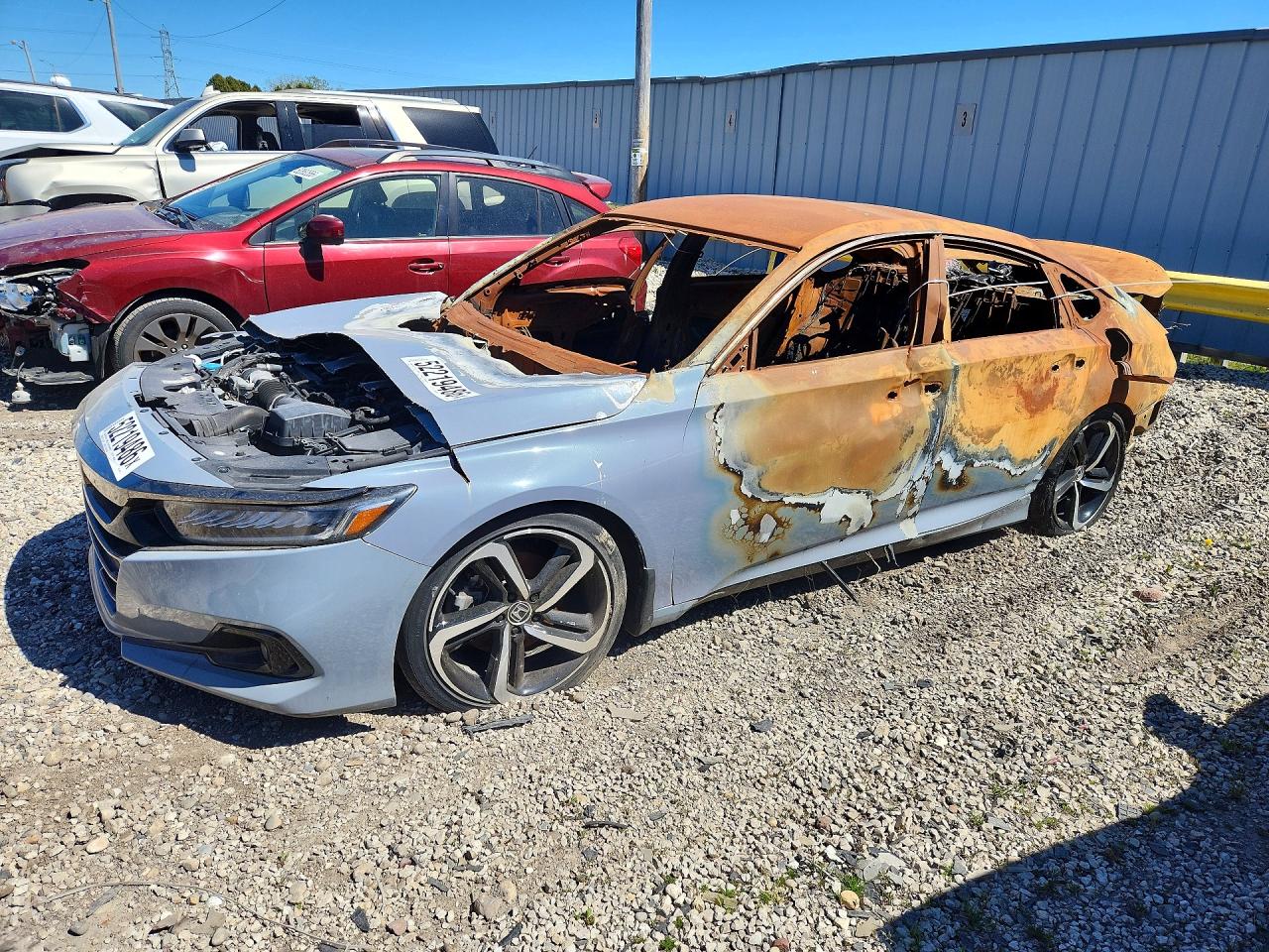 2022 Honda Accord VIN 1HGCV1F38NA030758 photo 1