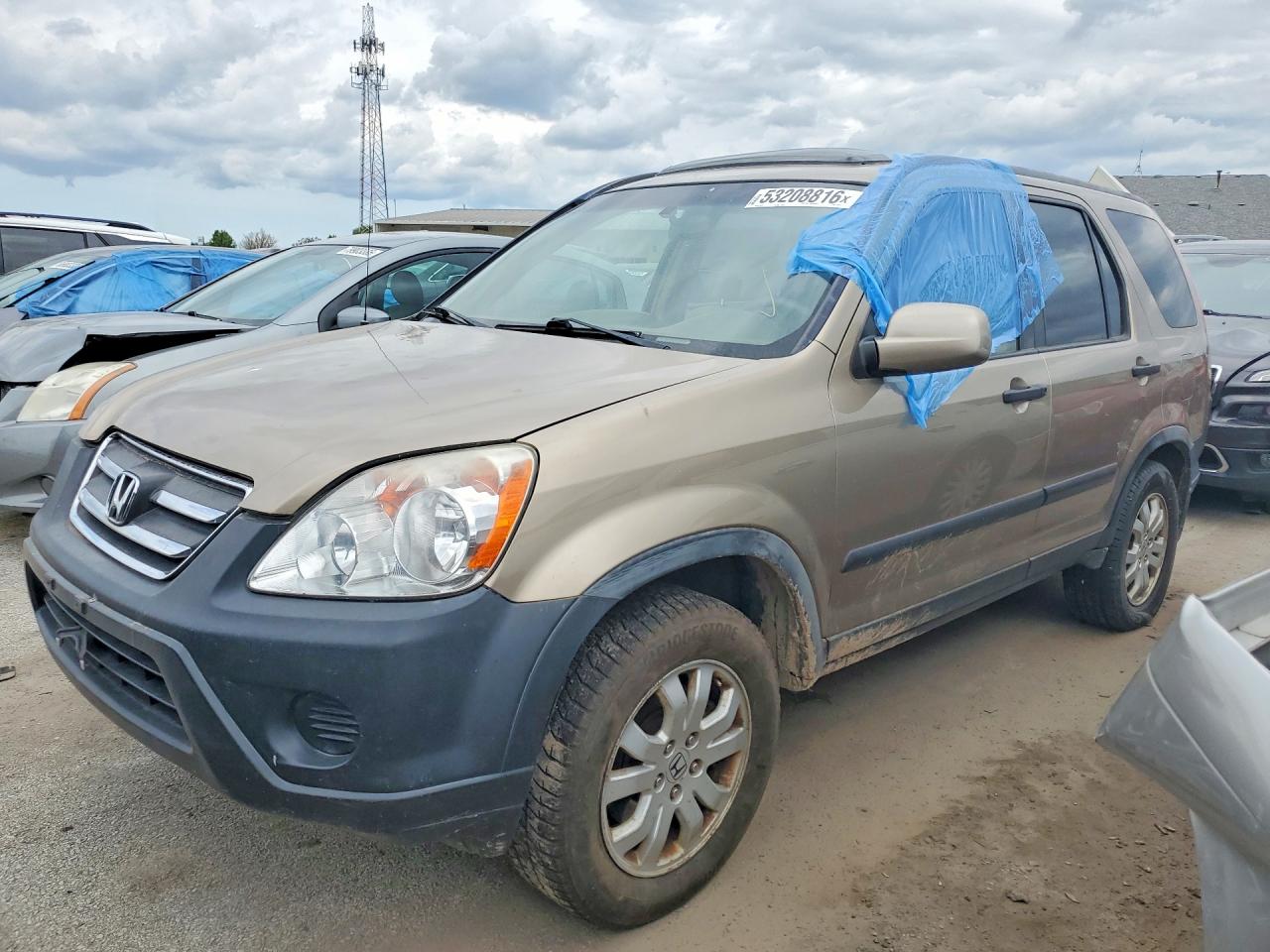 2005 Honda Crv VIN JHLRD78855C014872 photo 1