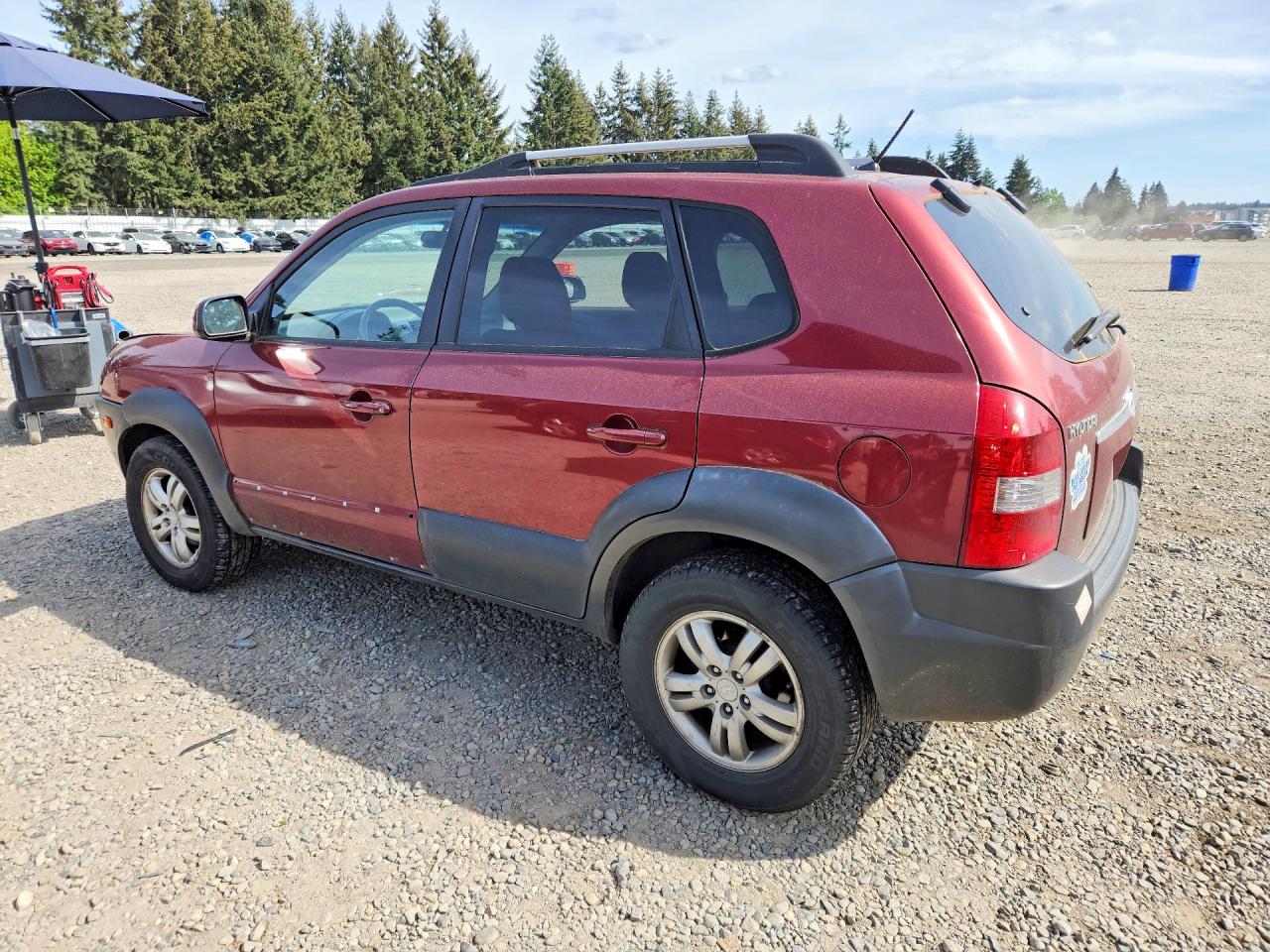 2008 Hyundai Tucson VIN KM8JN72D88U768808 photo 2