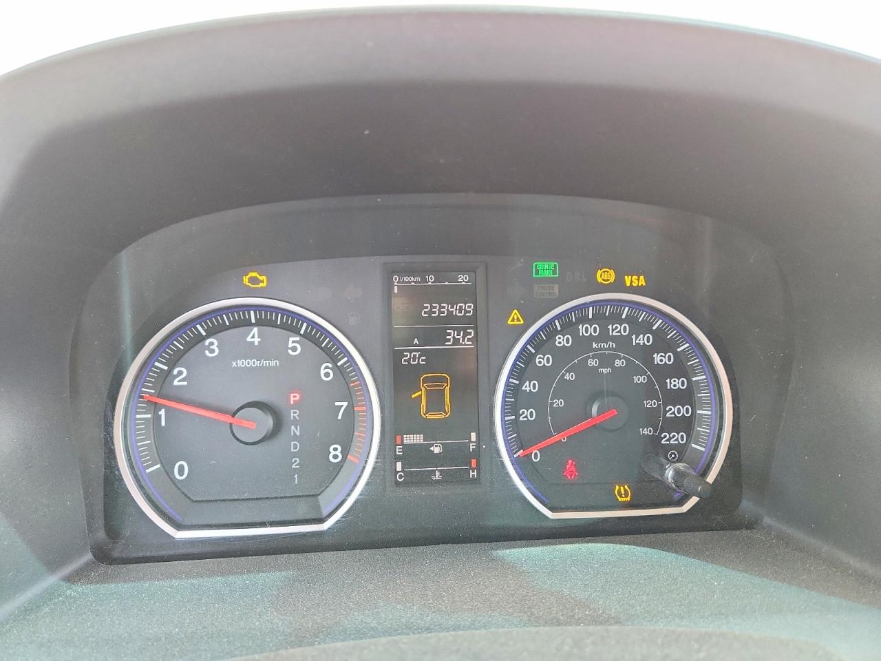 2007 Honda Crv VIN 5J6RE48777L817406 photo 9