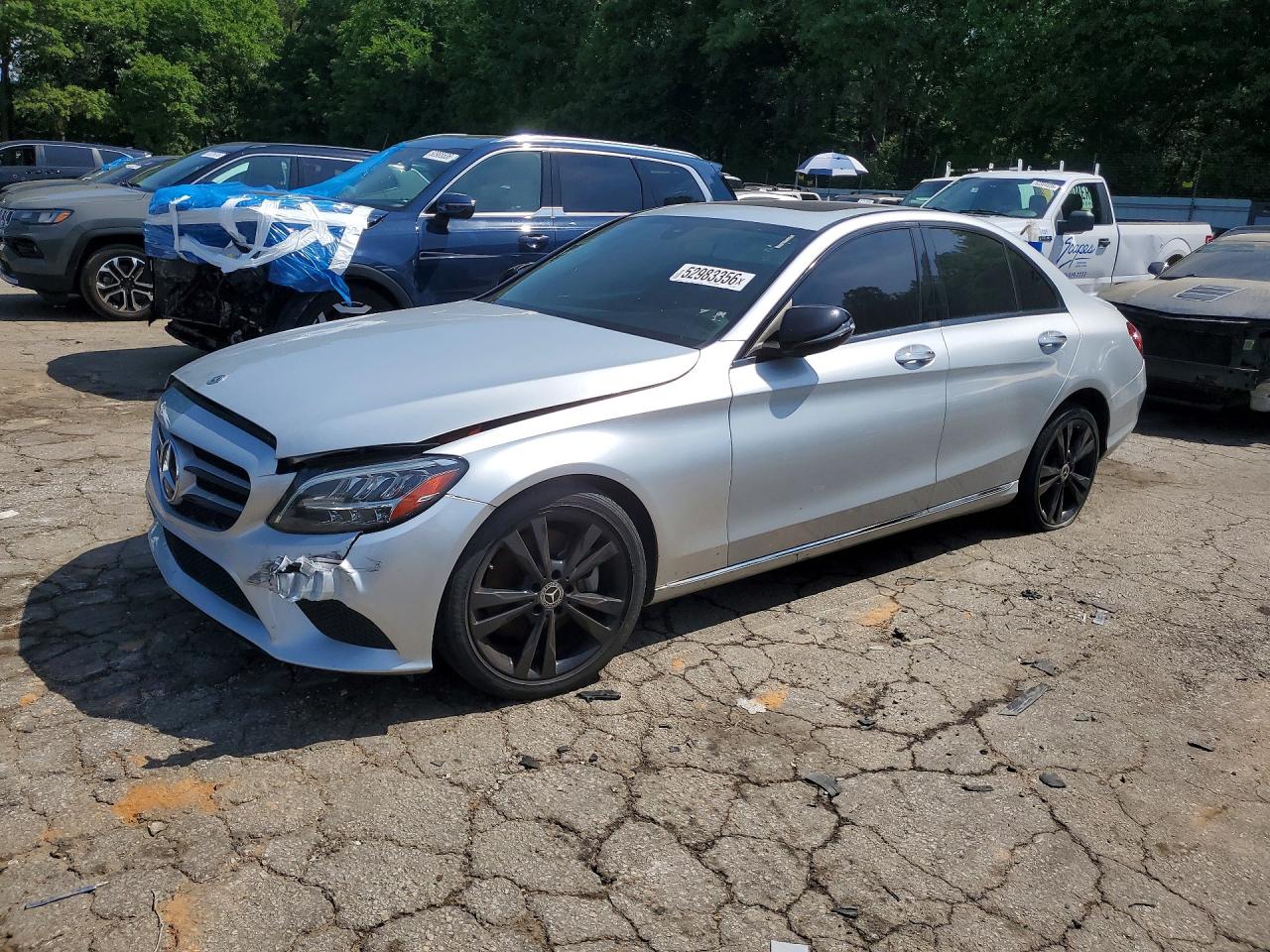 2020 Mercedes-Benz C class VIN WDDWF8DB1LR532057 photo 1