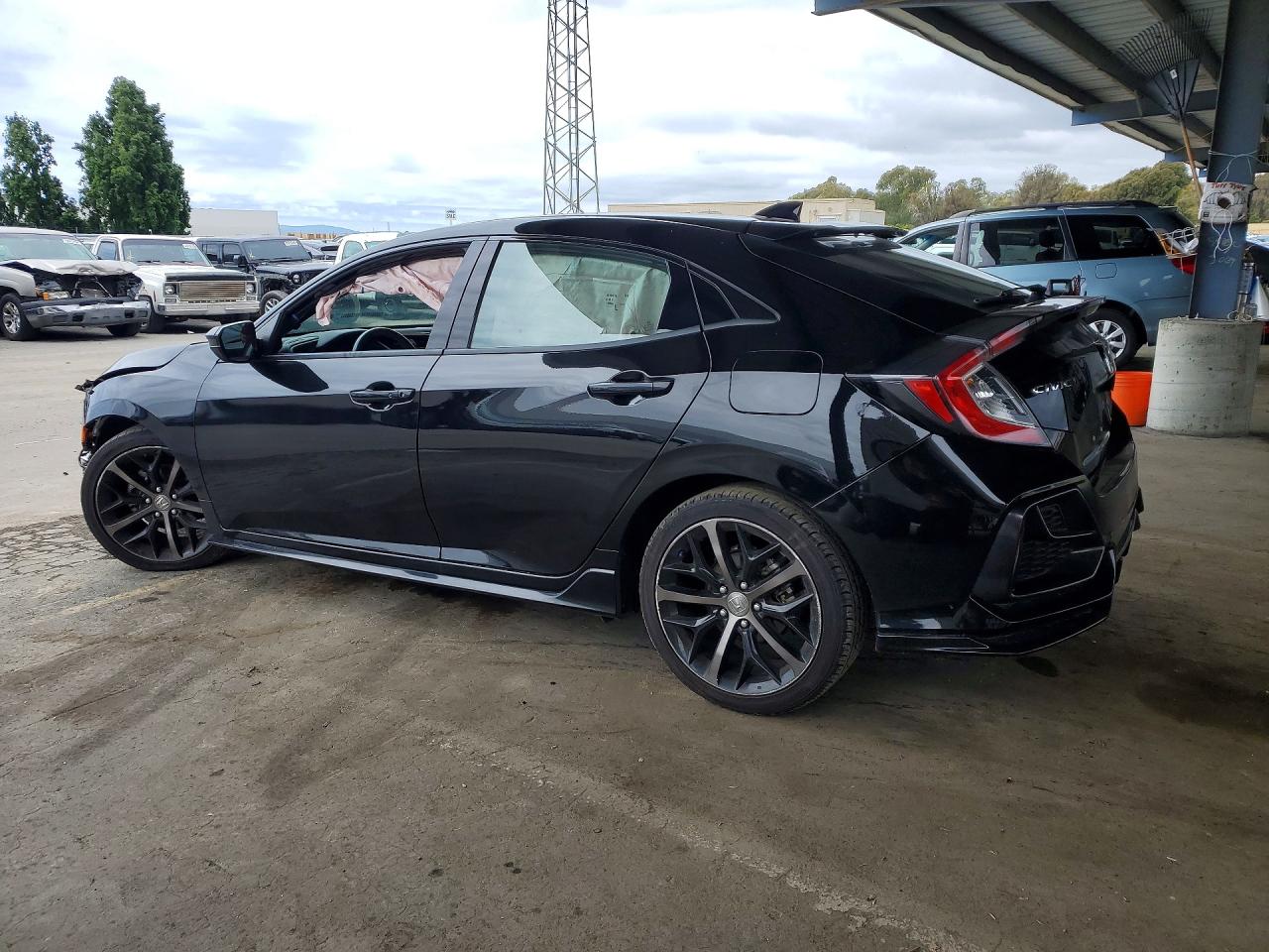 2021 Honda Civic VIN SHHFK7H4XMU427096 photo 2
