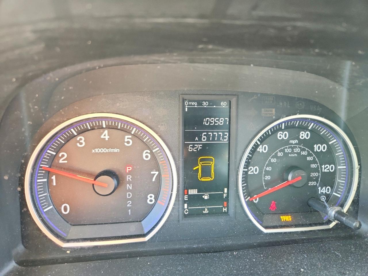2009 Honda Crv VIN JHLRE48799C015144 photo 9