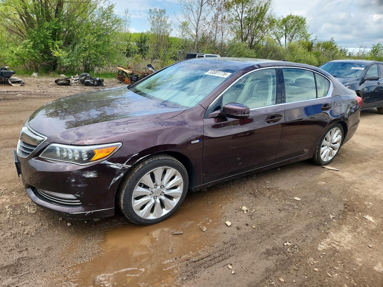 2014 Acura RLX VIN JH4KC2F51EC000205 photo 1