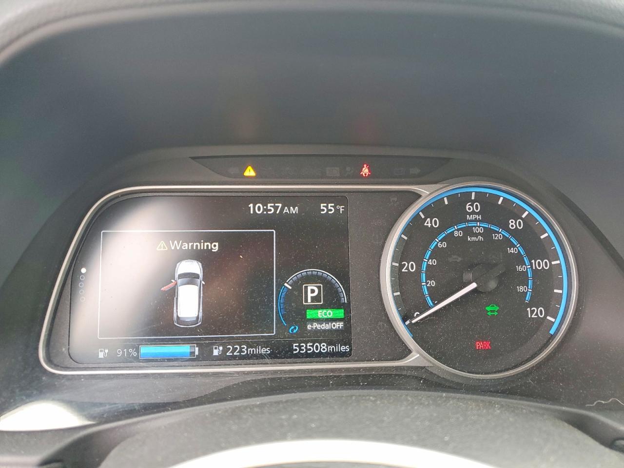 2021 Nissan Leaf VIN 1N4BZ1DV7MC551448 photo 9